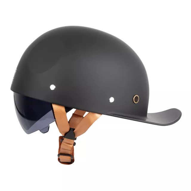 Kask motocyklowy otwarty retro W-Tec Dazeck ∙ styl vintage ∙ osłona przeciwsłoneczna