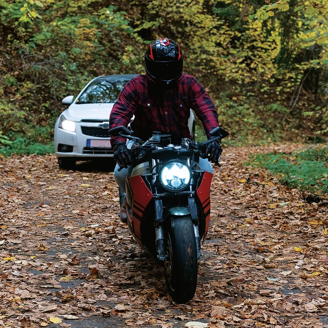 Stylowa koszula motocyklowa W-TEC Terchis EVO - Szary