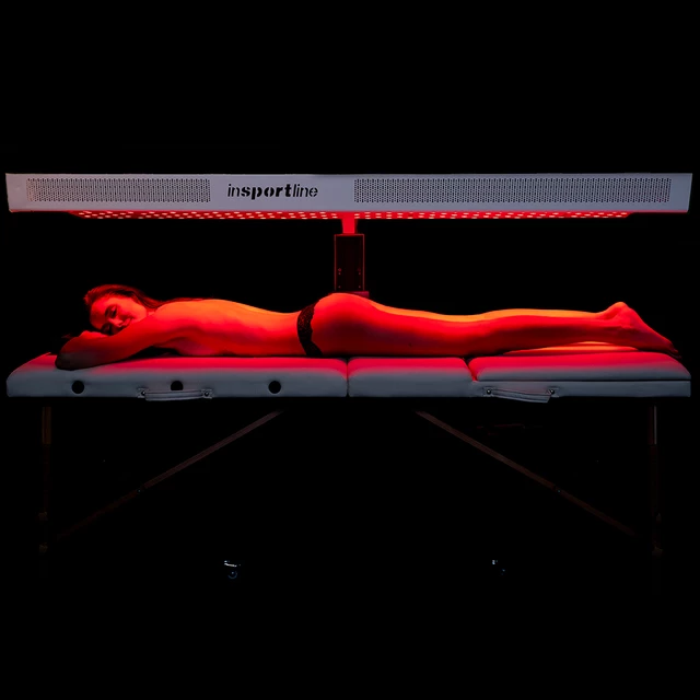 Panel LED do terapii światłem inSPORTline Sumatrin ∙ 750 diod RED + NIR ∙ regulacja intensywności ∙ timer
