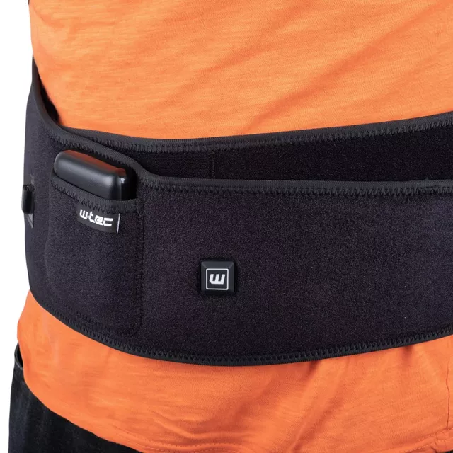 Pas grzewczy / lędźwiowy na plecy W-TEC HEATbelt ∙ rozmiar XL–4XL ∙ 3 tryby ∙ zasilanie USB