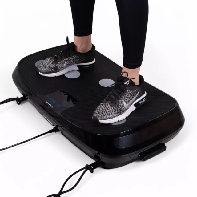 Platforma wibracyjna z linkami inSPORTline Julisa ∙ wibracje 3D ∙ 3 silniki ∙ moc 440 W ∙ 60 poziomów drgań ∙ antypoślizgowa podstawa