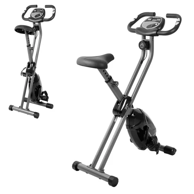 Składany Rower treningowy inSPORTline Xbike - OUTLET - Czarny