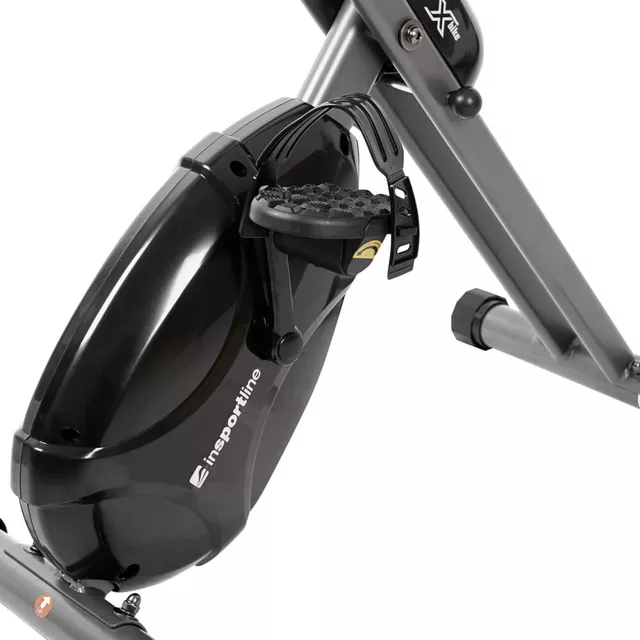 Składany Rower treningowy inSPORTline Xbike - OUTLET - Czarny