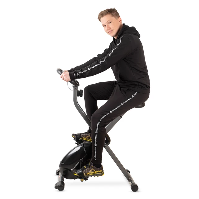 Składany Rower treningowy inSPORTline Xbike - OUTLET - Czarny