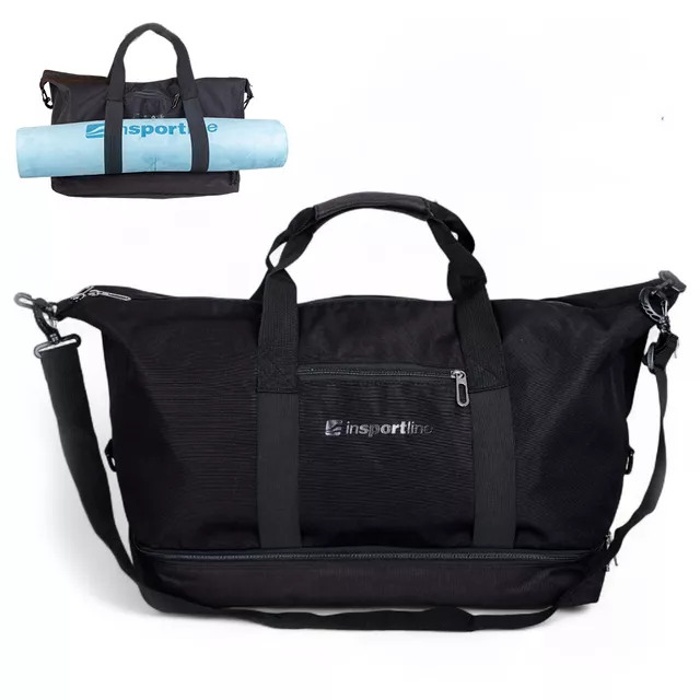 Torba sportowa inSPORTline Favorio ∙ 20 l ∙ oddzielna przegroda na buty ∙ liczne kieszenie ∙ wodoodporny materiał 600D ∙ lekka waga 490 g