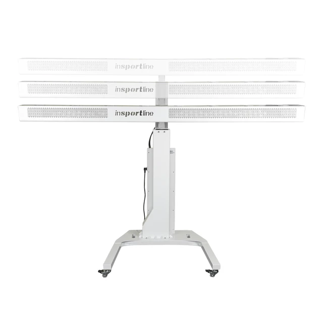 Panel LED do terapii światłem inSPORTline Supetar ∙ 300 diod RED + NIR ∙ timer i pilot ∙ montaż ścienny/stojak