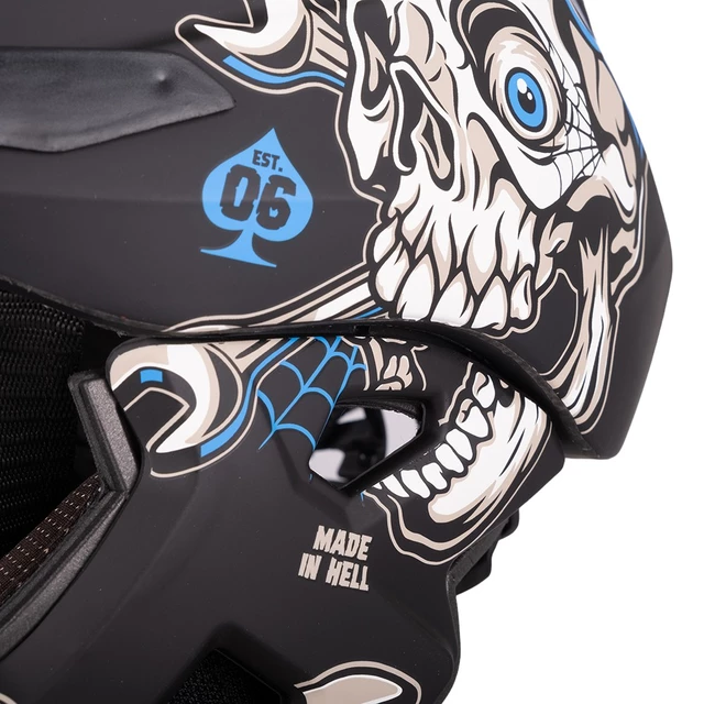 Kask Downhill na rower motor enduro zjazdowy W-TEC Delgada - OUTLET