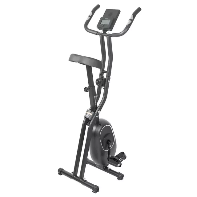 Rower treningowy składany inSPORTline Xbike Lite ∙ 16 poziomów obciążenia ∙ cicha praca ∙ kółka transportowe ∙ czujniki tętna
