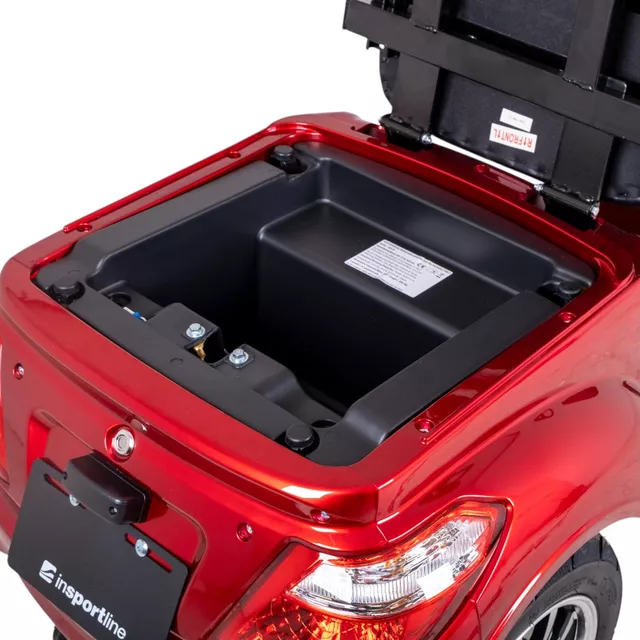 Trójkołowy wózek elektryczny inSPORTline Zorica Duo ∙ dwumiejscowy ∙ 1000 W ∙ zasięg do 40 km ∙ 25 km/h ∙ nośność 285 kg