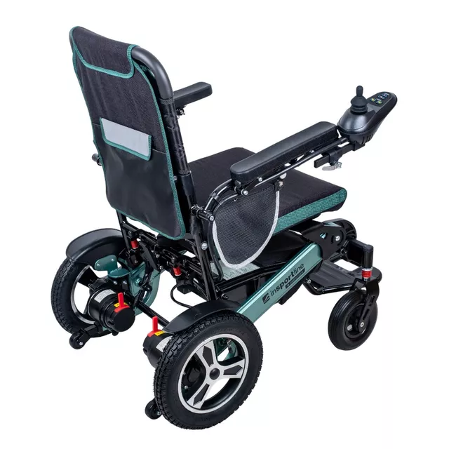 Elektryczny wózek inwalidzki inSPORTline Hawkie Basic II ∙ 500 W ∙ zasięg 24 km ∙ nośność 120 kg ∙ prędkość 6 km/h - Srebrny