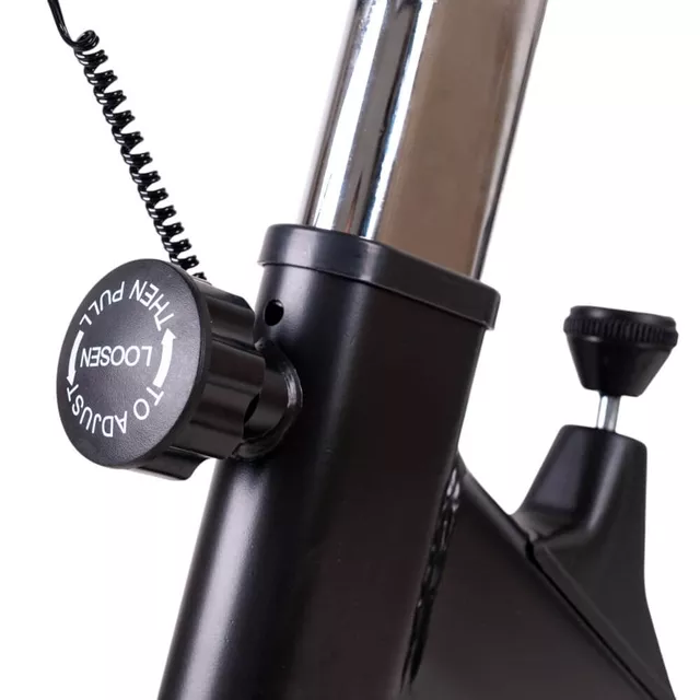 Rower treningowy spinningowy inSPORTline Alfan ∙ czarny ∙ opór manualny ∙ czujniki tętna ∙ uchwyt na tablet ∙ wyświetlacz LCD