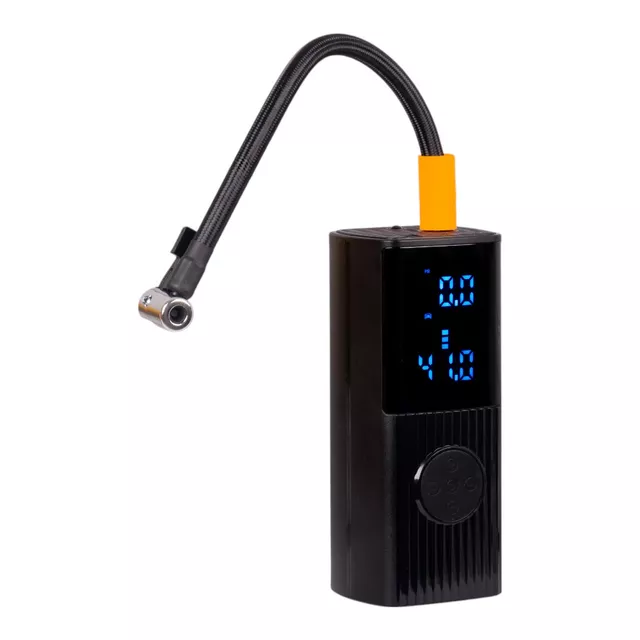 Pompka elektryczna akumulatorowa z powerbankiem 2w1 inSPORTline Dukefira ∙ kompresor ∙ max 150 PSI  ∙ światło LED ∙ 4 tryby ∙ 6000 mAh