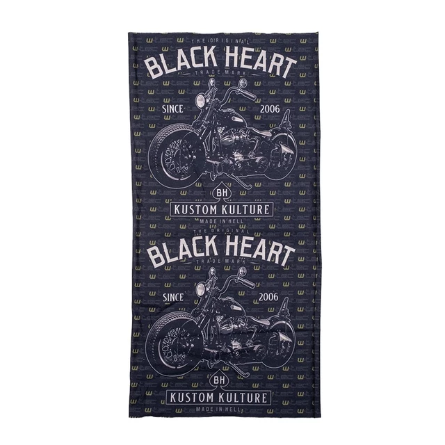 Wielofunkcyjna chusta na motor szalik ocieplacz na szyję W-TEC Black Heart Scarfest - Starter - Motorcycle