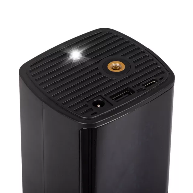 Pompka elektryczna akumulatorowa z powerbankiem 2w1 inSPORTline Dukefira ∙ kompresor ∙ max 150 PSI  ∙ światło LED ∙ 4 tryby ∙ 6000 mAh