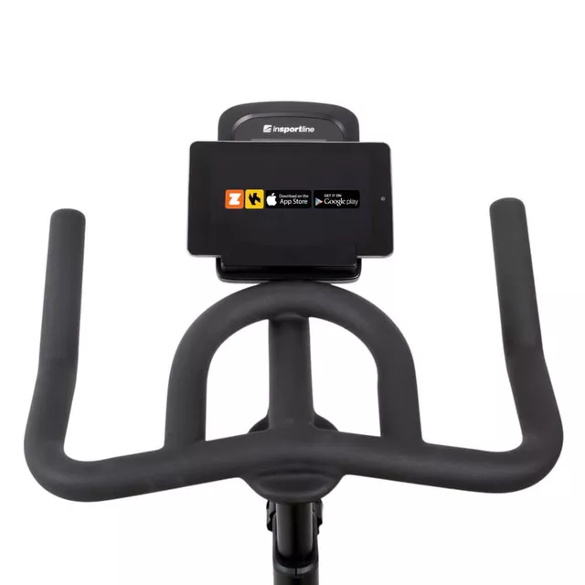 Rower treningowy spinningowy inSPORTline inCondi S120i ∙ cicha praca ∙ regulowana kierownica i siodełko ∙ uchwyt na tablet ∙ aplikacje mobilne