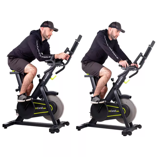 Rower spinningowy inSPORTline inCondi S150i ∙ magnetyczny hamulec ∙ 24 poziomy obciążenia ∙ aplikacje mobilne ∙ uchwyt na tablet