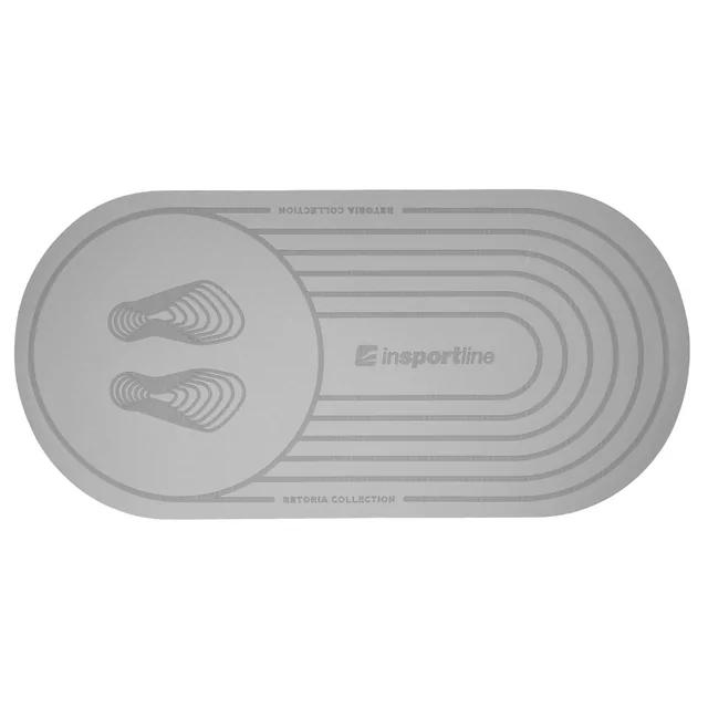 Mata do ćwiczeń inSPORTline Ampfinity 123x60x0,6 cm ∙ TPE ∙ antypoślizgowa ∙ amortyzująca wstrząsy ∙ tłumi hałas ∙ zaokrąglona - Fioletowy