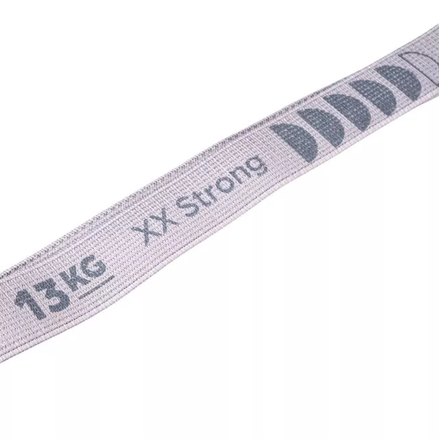 Guma oporowa inSPORTline Rand XX Strong ∙ 208×3,3 cm ∙ do ćwiczeń, rehabilitacji ∙ opór 13 kg - Szary