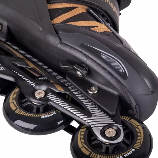 Uniwersalne łyżworolki inSPORTline Darkero Carbon EU 25-48 ∙ aluminiowa rama ∙ koła 84 mm 82A ∙ łożyska ABEC 5 ∙ nośność 100 kg