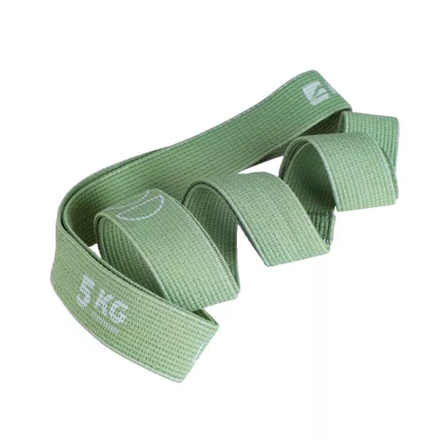 Guma oporowa do fitnessu inSPORTline Rand Light ∙ zielona ∙ opór 5 kg ∙ obwód 208 cm ∙ tekstylna ∙ ultra lekka - Różowy