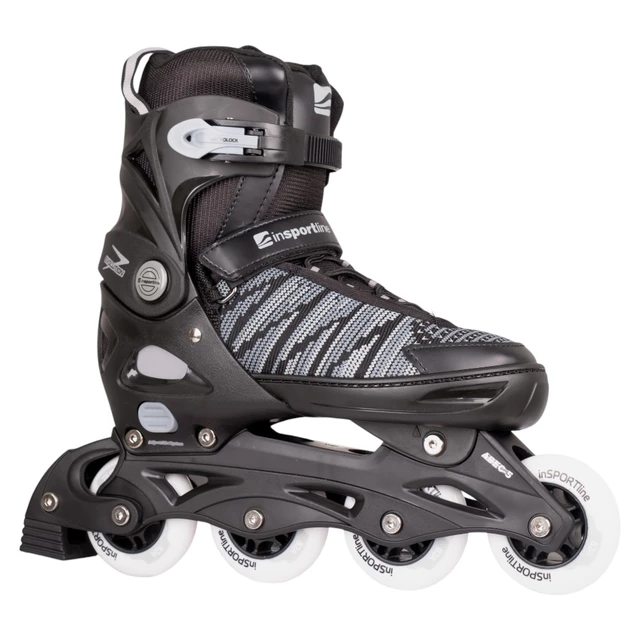 Uniwersalne regu­lo­walne łyżworolki inSPORTline Dornan ∙ unisex ∙ kauczuk ∙ 2w1 ∙ MicroLock ∙ ComfortFit