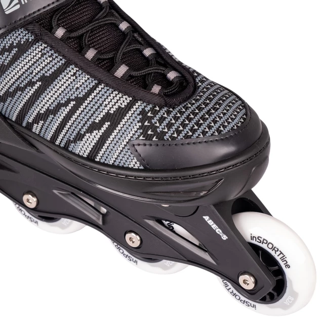 Uniwersalne regu­lo­walne łyżworolki inSPORTline Dornan ∙ unisex ∙ kauczuk ∙ 2w1 ∙ MicroLock ∙ ComfortFit
