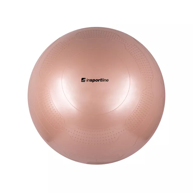 Piłka gimnastyczna inSPORTline Stretch Ball Ø 55 cm ∙ antypoślizgowa ∙ wypustki masujące ∙ nośność 200 kg ∙ pompka w zestawie - Miętowy