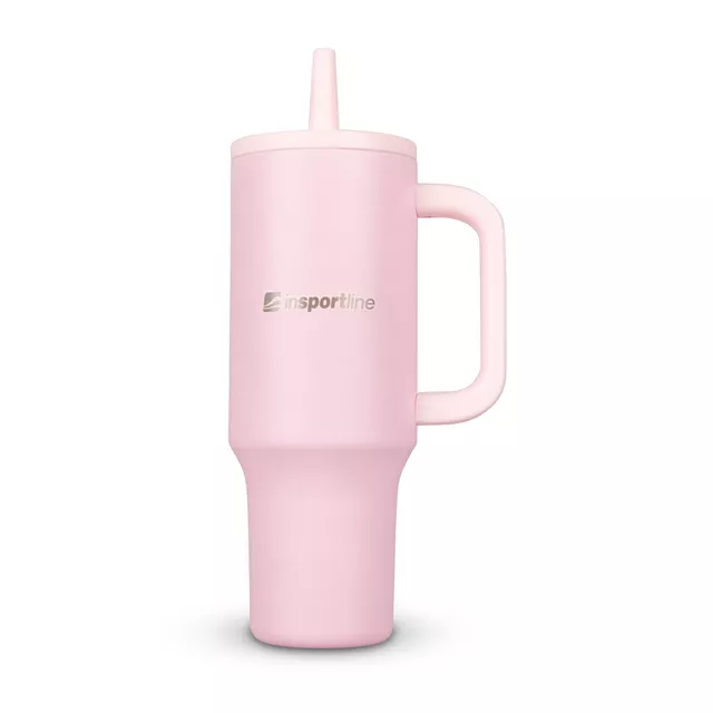 Kubek termiczny inSPORTline Cocoanna 1200 ml ∙ stal nierdzewna ∙ podwójne ścianki ∙ uchwyt ∙ 6 h ciepła / 10 h zimna