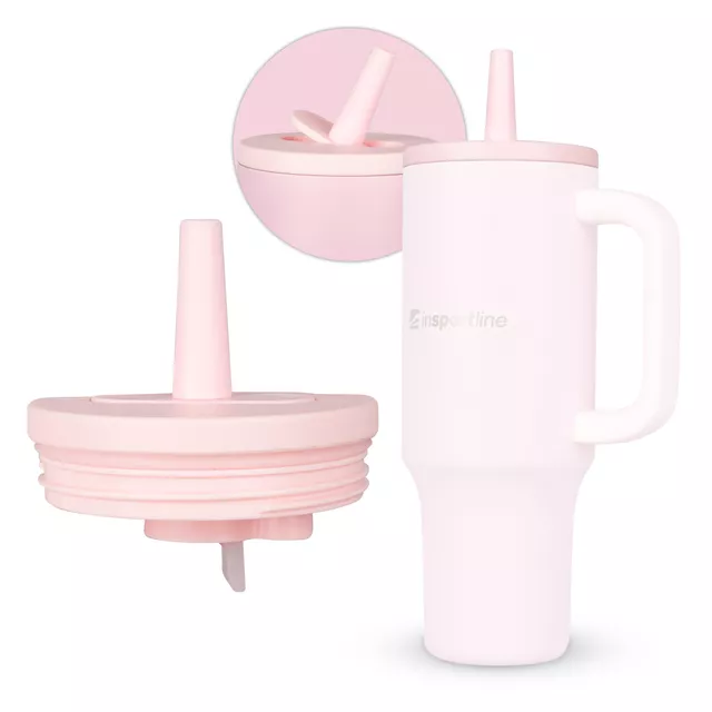 Pokrywka nakrętka wieczko do kubka temicznego inSPORTline Cocoanna 1200ml - Różowy