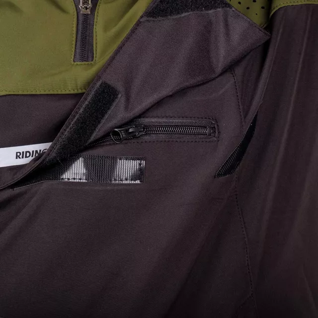 Męska kurtka motocyklowa W-TEC Annorack ∙ Softshell ∙ ochraniacze CE ∙ wentylacja - khaki-czarny