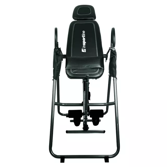Składana ławka grawitacyjna do domu inSPORTline Inverso - Czarny
