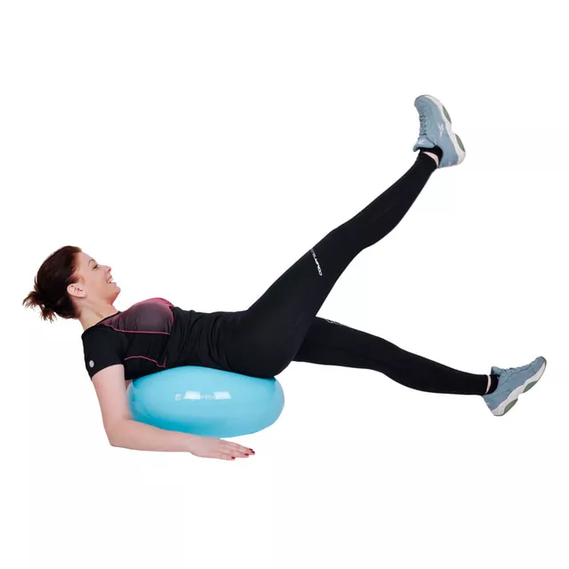 Trener równowagi / poduszka balansująca inSPORTline Donut Ball ∙ Ø 50 cm ∙ nośność 150 kg - Niebieski