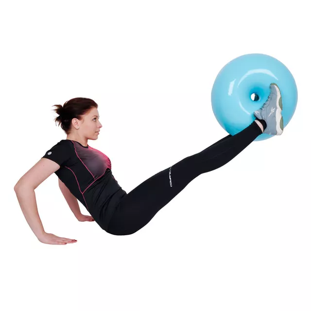 Trener równowagi / poduszka balansująca inSPORTline Donut Ball ∙ Ø 50 cm ∙ nośność 150 kg - Niebieski