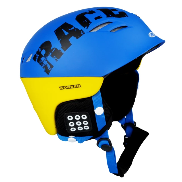Kask narciarski WORKER Horry ∙ wentylacja ∙ zdejmowane ocieplacze ∙ podszewka pralna ∙ szybkie zapinanie