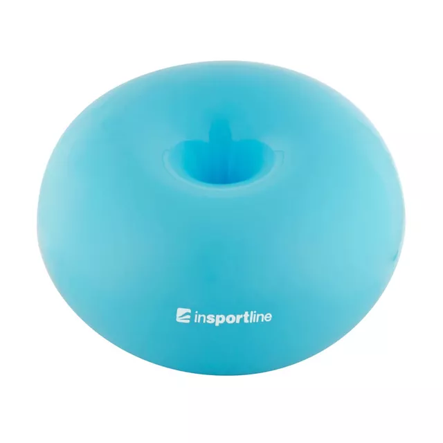 Trener równowagi / poduszka balansująca inSPORTline Donut Ball ∙ Ø 50 cm ∙ nośność 150 kg - Niebieski - Niebieski