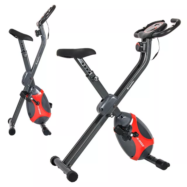 Składany Rower treningowy inSPORTline Xbike - OUTLET - Czarny