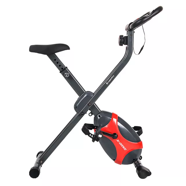 Składany Rower treningowy inSPORTline Xbike - OUTLET - Czarny