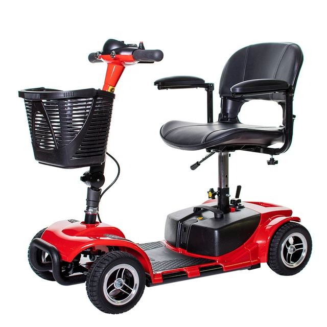 Wózek elektryczny czterokołowy inSPORTline Omis ∙ silnik 180 W ∙ prędkość 6 km/h ∙ zasięg 20 km ∙ 120 kg