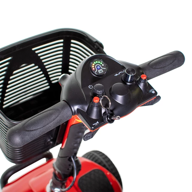 Wózek elektryczny czterokołowy inSPORTline Omis ∙ silnik 180 W ∙ prędkość 6 km/h ∙ zasięg 20 km ∙ 120 kg