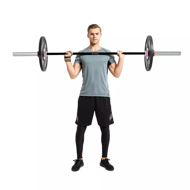 Gryf olimpijski z łożyskami inSPORTline OB-86 WTBH4 ∙ 201 cm ∙ śr. 50 mm ∙ długość chwytu 25 mm ∙ udźwig 225 kg