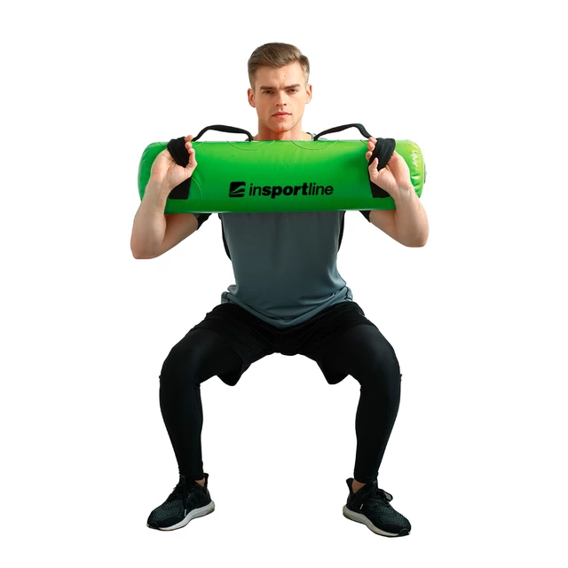 Worek treningowy napełniany wodą inSPORTline FitBag Aqua XL ∙ 51 kg maksymalnie ∙ 4 uchwyty neoprenowe ∙ mobilny trening siłowy