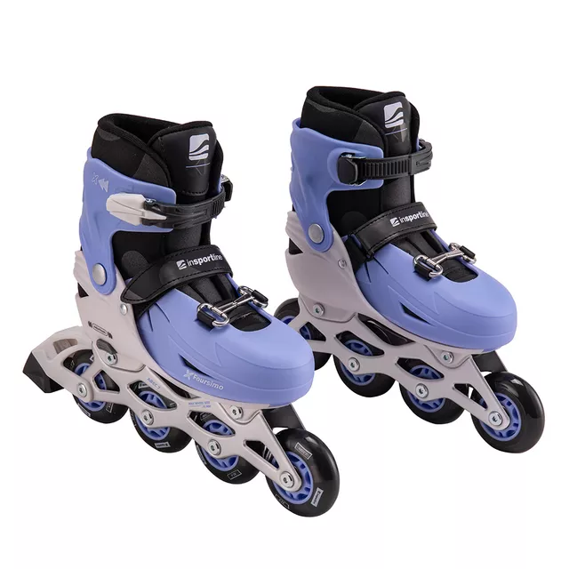 Regulowane rolki / wrotki / łyżwy 4w1 inSPORTline Foursimo ∙ ABEC-7 ∙ unisex ∙  MicroLock ∙ AdjusTouch ∙ Safety Ankle