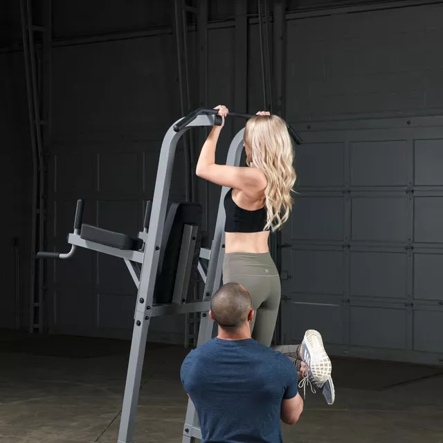 Wielofunkcyjna poręcz do ćwiczeń Body-Solid GKR82 ∙ drążek + dipy + oparcie ∙ 145 kg
