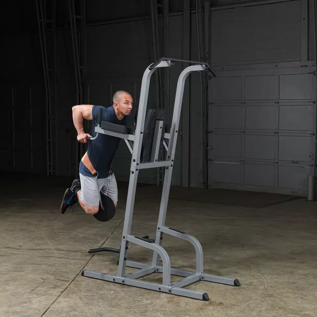 Wielofunkcyjna poręcz do ćwiczeń Body-Solid GKR82 ∙ drążek + dipy + oparcie ∙ 145 kg