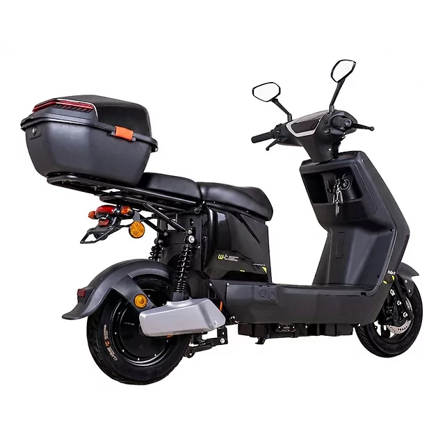 Skuter elektryczny W-TEC Raike II 10" ∙ hamulce tarczowe hydrauliczne ∙ zasięg 65 km ∙ nośność 115 kg ∙ zamykany bagażnik - Niebieski-czarny