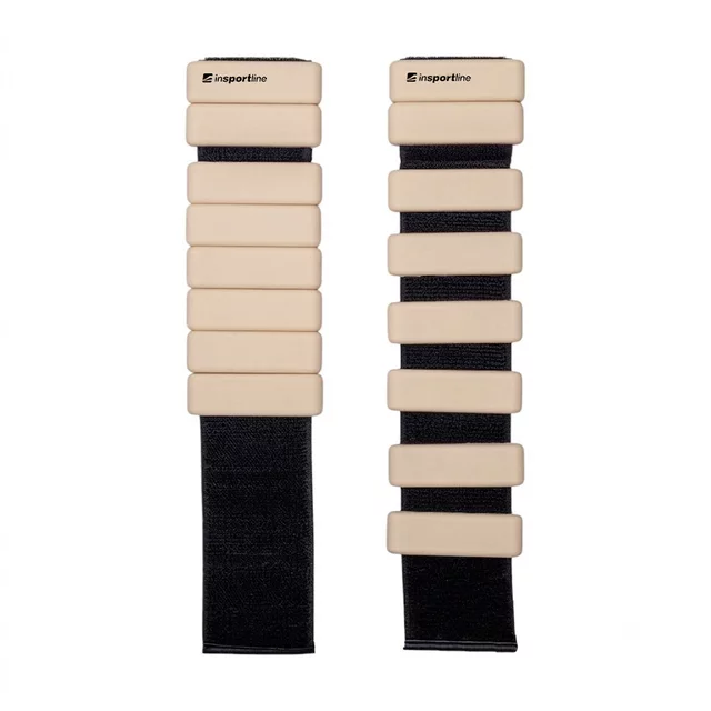 Obciążniki fitness na kostki i nadgarstki inSPORTline Brace 2x1,5 kg ∙ silikonowe ∙ regulowane obciążenie ∙ z rzepem