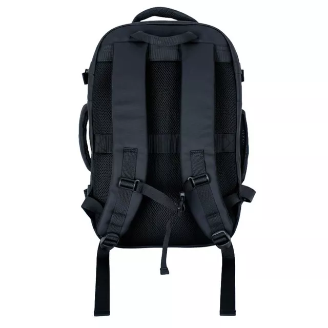 Plecak podróżny inSPORTline Wingmate 33–50 l ∙ regulowana pojemność ∙ otwarcie jak walizka ∙ kieszeń na laptopa 17,3" ∙ kabel do powerbanka