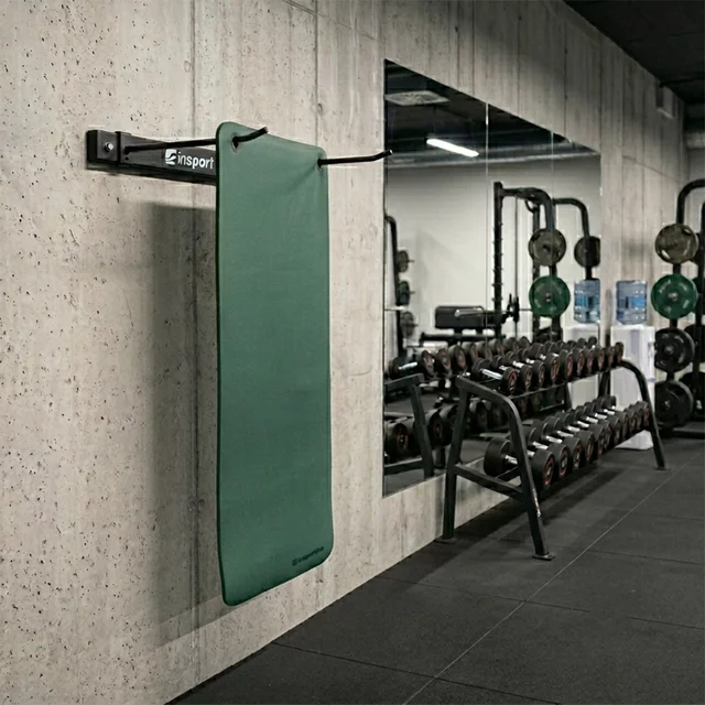 Wieszak ścienny na maty gimnastyczne inSPORTline Gymnator ∙ regulowany ∙ do 20 mat ∙ nośność 30 kg
