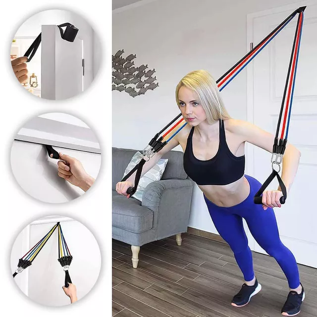 Ekspander regulowany do ćwiczeń ∙ inSPORTline Morpo Tubes ∙ 140 cm ∙ opór 4,5-45 kg