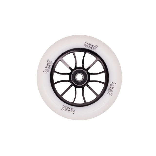 Kółka do hulajnogi LMT S Wheel 110 mm z łożyskami ABEC 9 - Czarny/Czarny - Czarno-biały